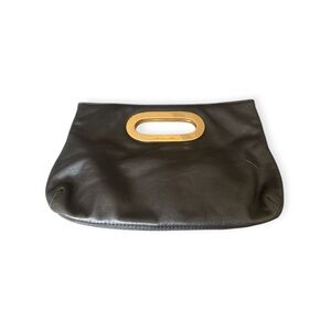 Michael Kors Black leather clutch